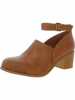 Best reviews of ❤️ Journee Collection 👩 Womens Faux Leather Ankle Strap Ankle 🥾 Boots 🎁