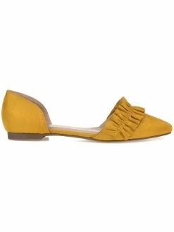 Brand new 🌟 Journee Collection Arina 👩 Womens Ruffled Pointed Toe D'Orsay ⭐