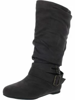 Brand new 🌟 Journee Collection WCCHELY 👩 Womens Mid-Calf Suede Mid-Calf 🥾 Boots ❤️