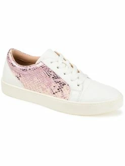 Best Sale 🌟 Journee Collection Lynz 👩 Womens Faux Leather Performance Casual and Fashion 👟 Sneakers 🎉