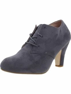 Coupon ⭐ Journee Collection Leona 👩 Womens Faux Suede Lace Up Booties 🎁