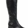 Best Sale ⭐ Journee Collection Ivie 👩 Womens Faux Leather Buckle Riding 🥾 Boots ✨