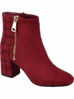 Buy 👍 Journee Collection Sarah 👩 Womens Mixed Media Booties Ankle 🥾 Boots 🛒