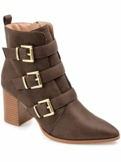 Best Pirce 😀 Journee Collection Winsley 👩 Womens Pointed Toe Buckles Booties 🛒