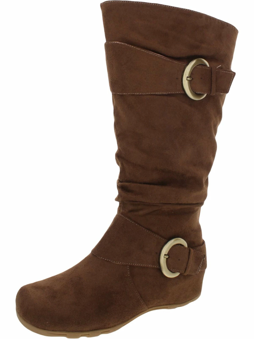 Promo ⭐ Journee Collection Jester 👩 Womens Faux Suede Wide Calf Knee-High 🥾 Boots ✔️ 4 Promo ⭐ Journee Collection Jester 👩 Womens Faux Suede Wide Calf Knee-High 🥾 Boots ✔️ - Image 4