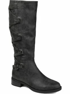 New π Journee Collection Carly π© Womens Faux Leather Tall Knee-High π₯Ύ Boots π