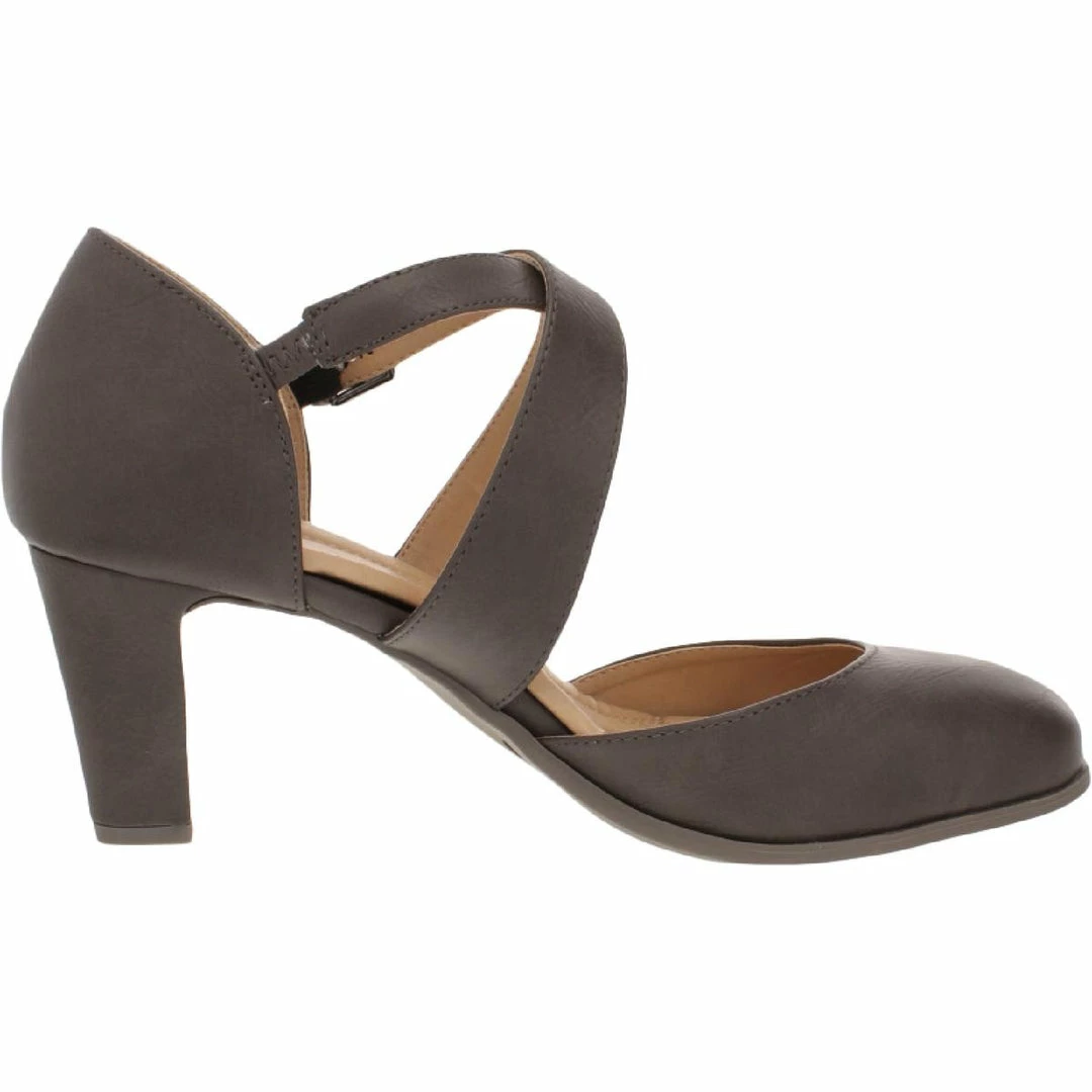 Hot Sale ๐งจ Journee Collection Ainsli ๐ฉ Womens Faux Leather Strappy ๐ Dress ๐ Heels ๐ 2 Hot Sale ๐งจ Journee Collection Ainsli ๐ฉ Womens Faux Leather Strappy ๐ Dress ๐ Heels ๐ - Image 2