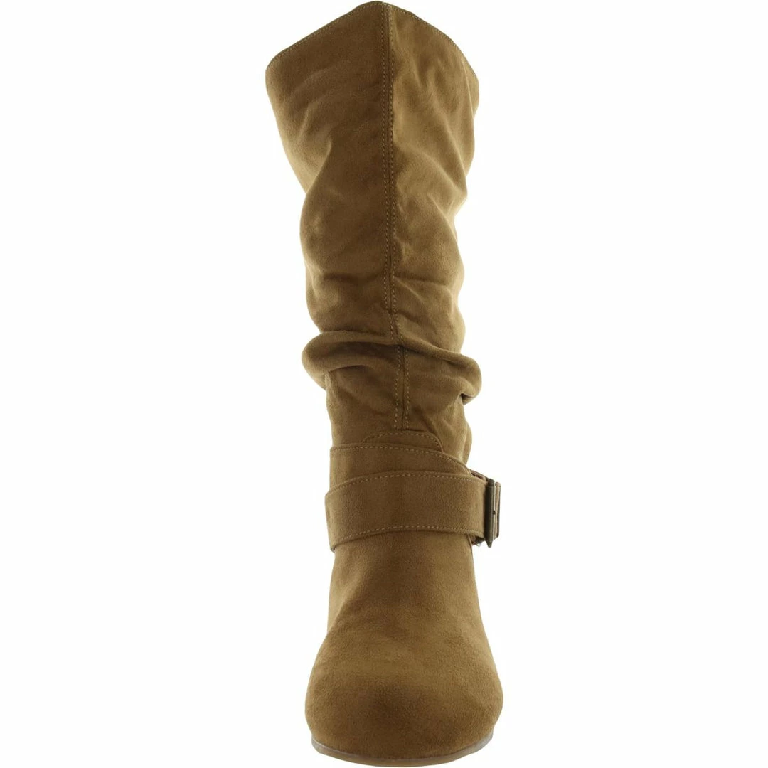 Cheapest 🎁 Journee Collection Chely 6 👩 Womens Faux Suede Wide Calf Mid-Calf 🥾 Boots ✔️ 3 Cheapest 🎁 Journee Collection Chely 6 👩 Womens Faux Suede Wide Calf Mid-Calf 🥾 Boots ✔️ - Image 3