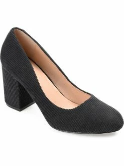 Discount 😉 Journee Collection 👩 Womens Corduroy Slip On Pumps 💯