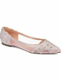 Outlet ✨ Journee Collection Batavia 👩 Womens 👗 Dress Bejeweled Pointy-Toe Flats 👏