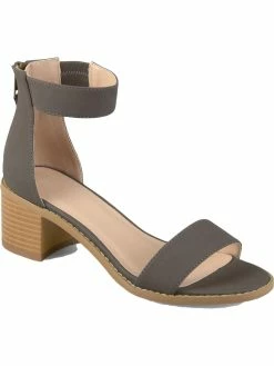 Flash Sale ✔️ Journee Collection Percy 👩 Womens Faux Leather Block Heel 👗 Dress 🩴 Sandals 🧨